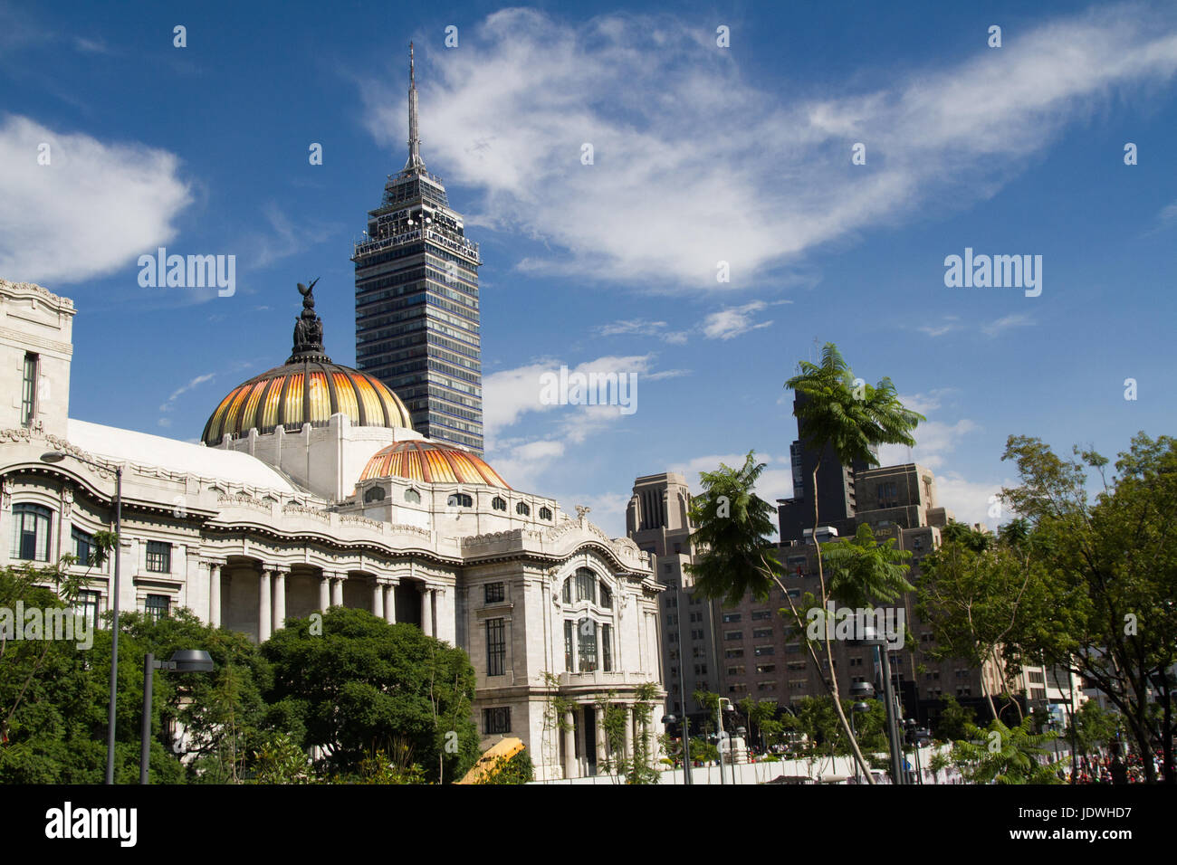 Mexico latino tower hi-res stock photography and images - Alamy