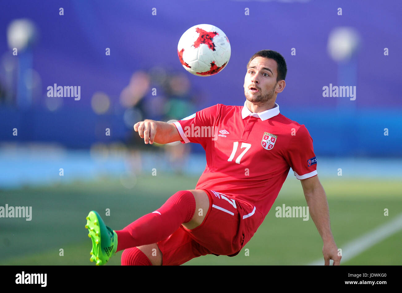 Andrija Zivkovic during the UEFA European Under21 match between Serbia