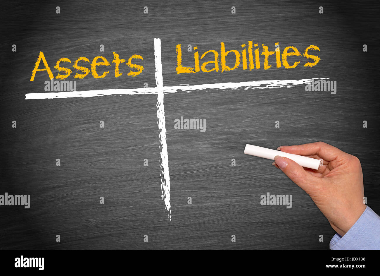 Assets and Liabilities Stock Photo Alamy