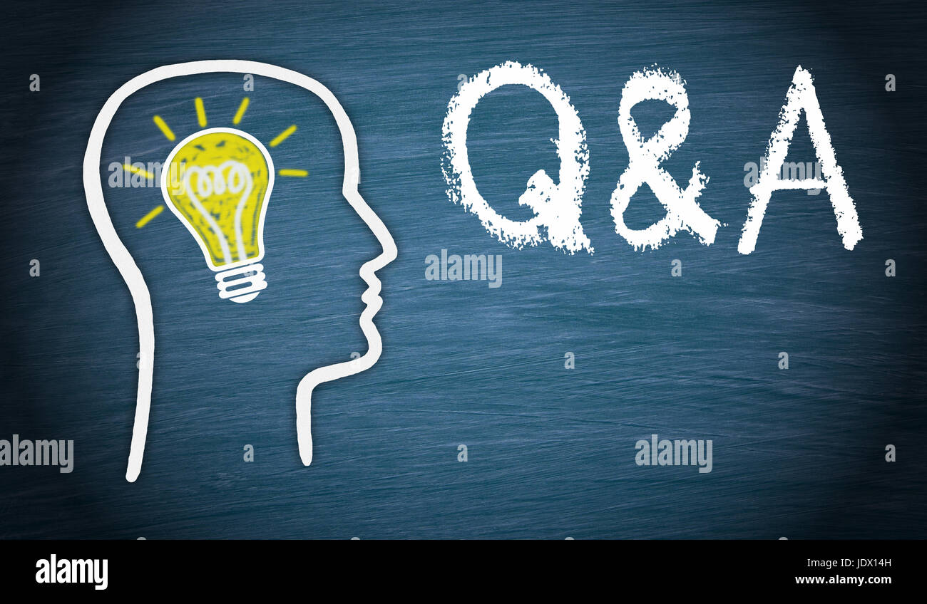 Q and A Questions and Answers Stock Photo Alamy