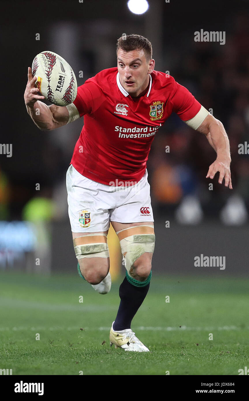 British and Irish Lions Sam Warburton during the tour match at Forsyth ...