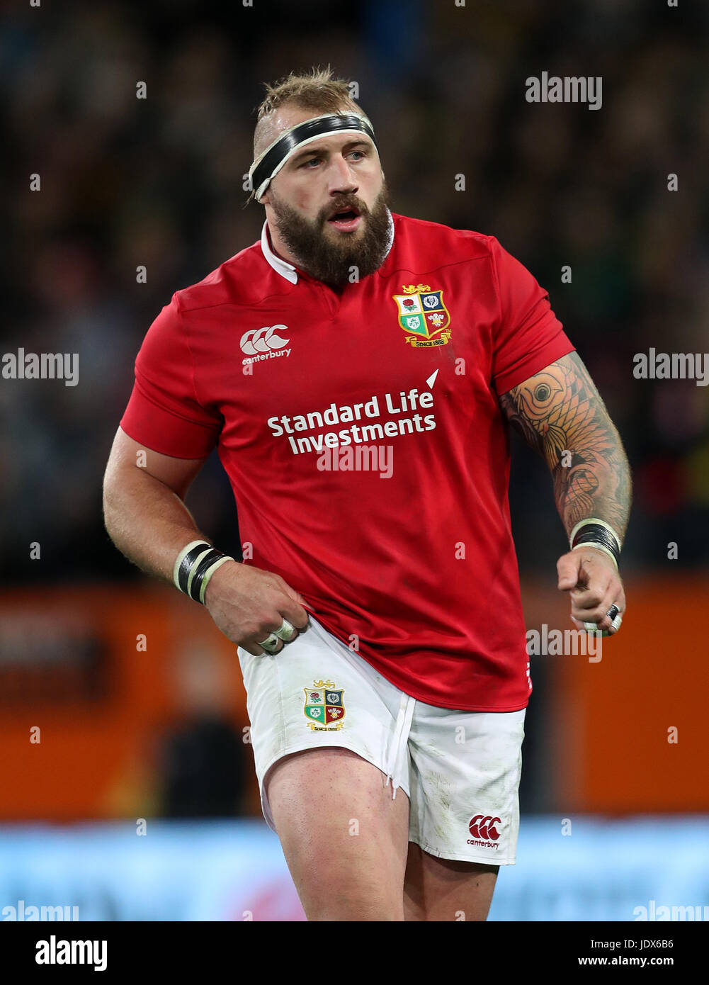 British And Irish Lions Joe Marler During The Tour Match At Forsyth Stock Photo Alamy
