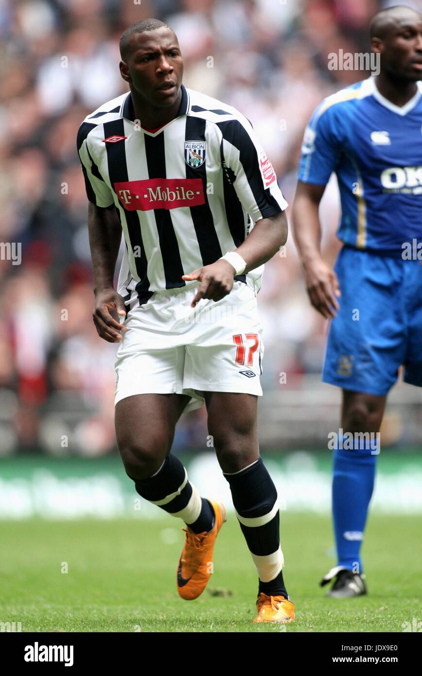 ISHMAEL MILLER WEST BROMWICH ALBION FC WEMBLEY STADIUM LONDON ENGLAND