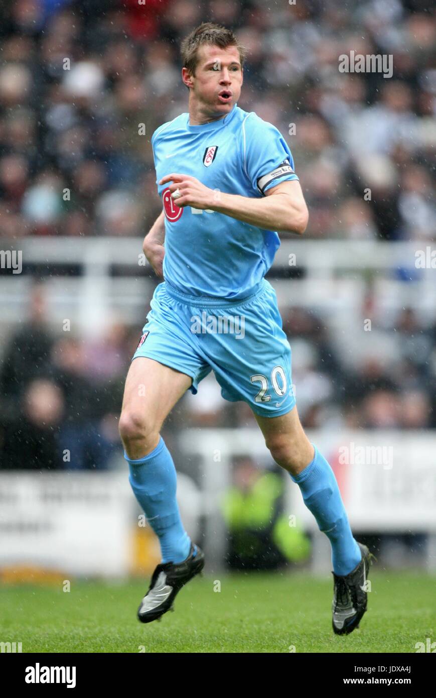 BRIAN MCBRIDE FULHAM FC ST.JAMES PARK NEWCASTLE ENGLAND 22 March 2008 ...