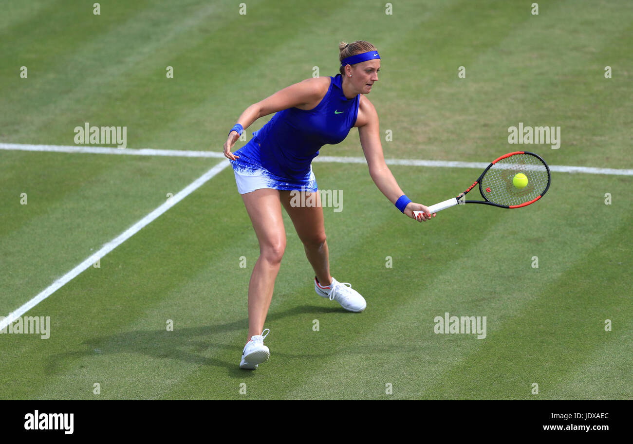 Czech Republic's Petra Kvitova against Great Britain's Naomi Broady
