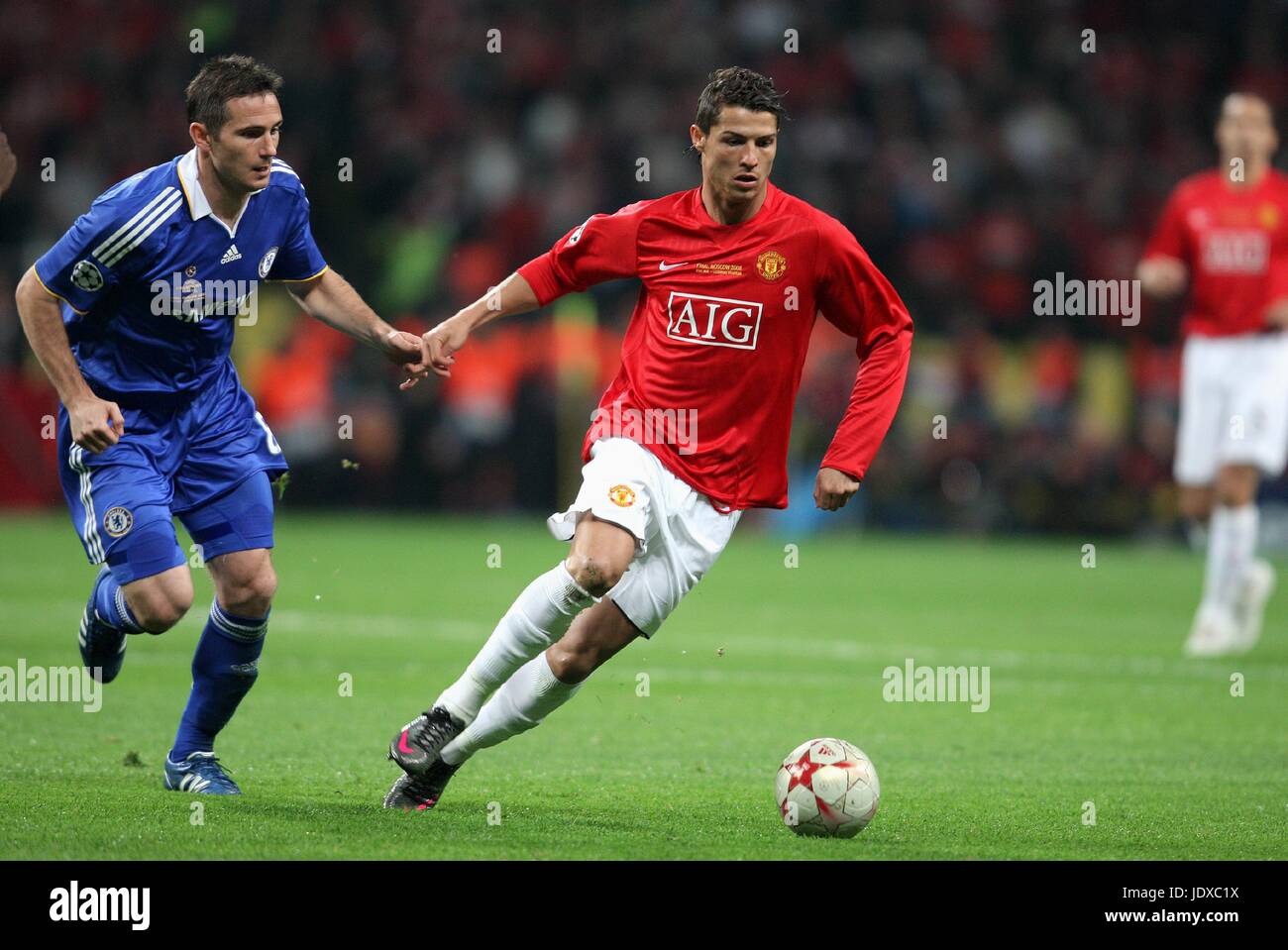 CRISTIANO RONALDO F LAMPARD MANCHESTER UNITED V CHELSEA LUZHNIKI
