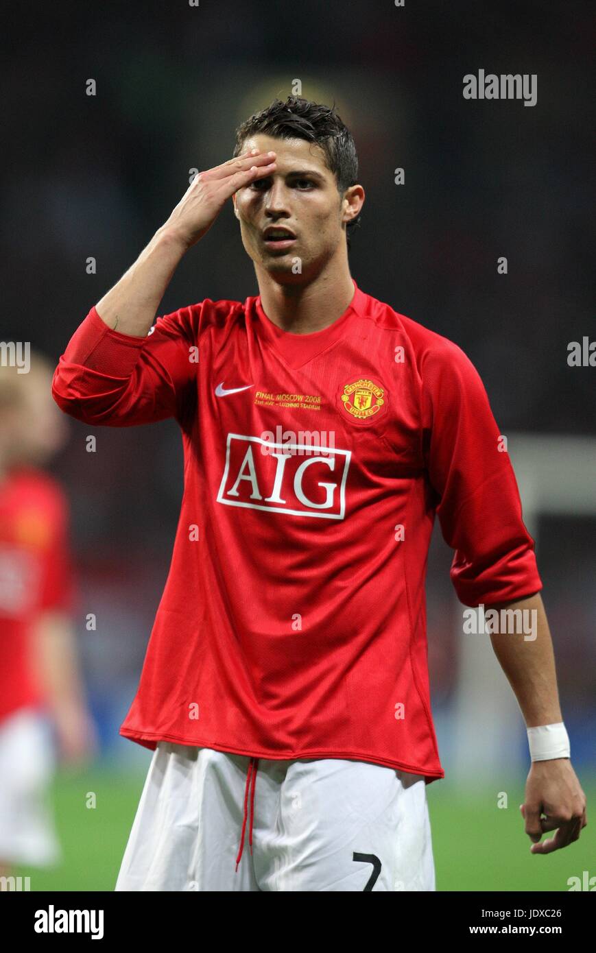 CRISTIANO RONALDO MANCHESTER UNITED FC LUZHNIKI STADIUM MOSCOW