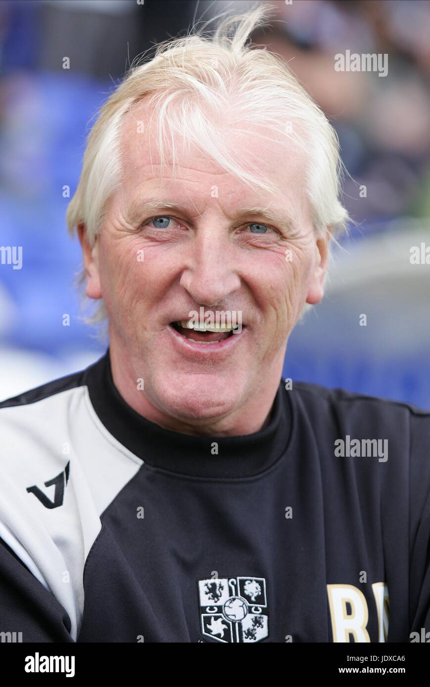 RONNIE MOORE TRANMERE MANAGER PRENTON PARK BIRKENHEAD ENGLAND 12 July 2008 Stock Photo