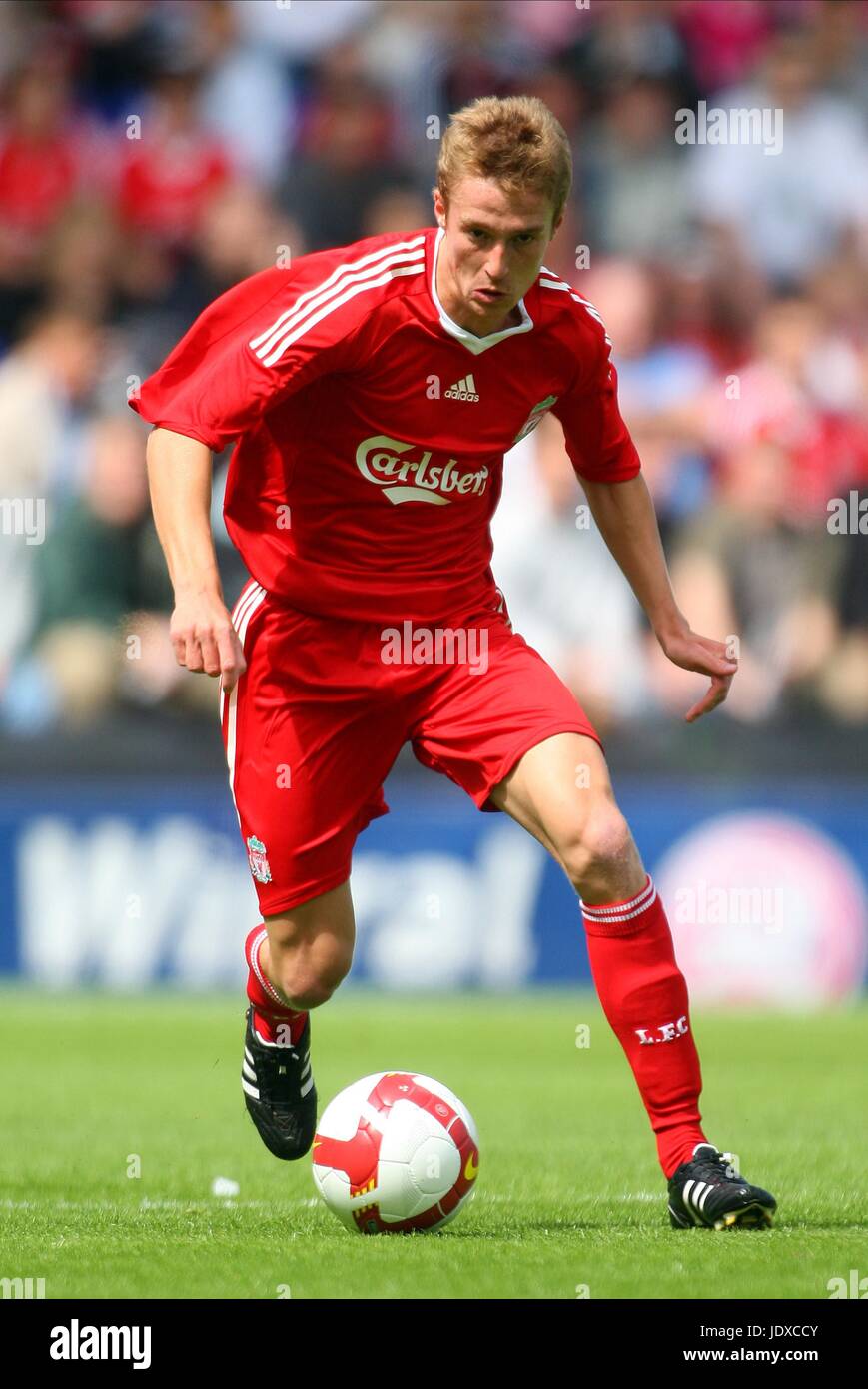 STEPHEN DARBY LIVERPOOL FC PRENTON PARK BIRKENHEAD ENGLAND ...