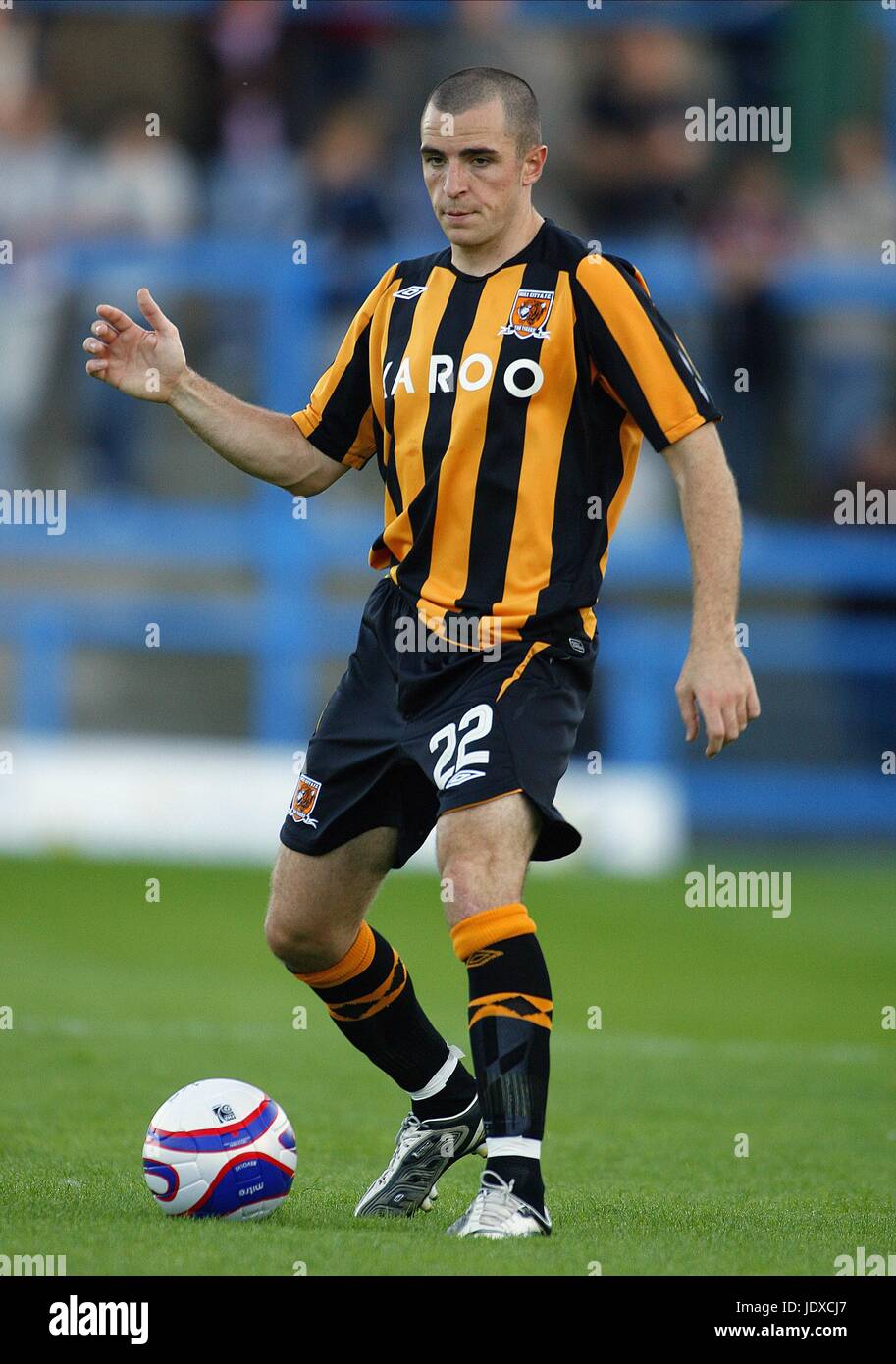 DEAN MARNEY HULL CITY FC SALTERGATE CHESTERFIELD ENGLAND 22 July 2008 ...