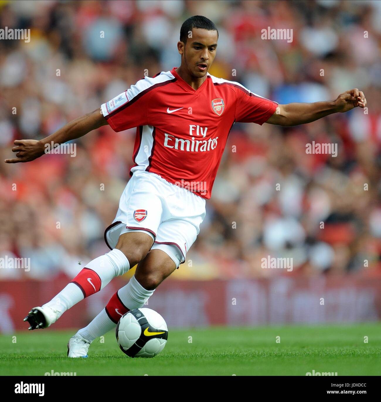 THEO WALCOTT ARSENAL FC EMIRATES STADIUM LONDON ENGLAND 02 August 2008