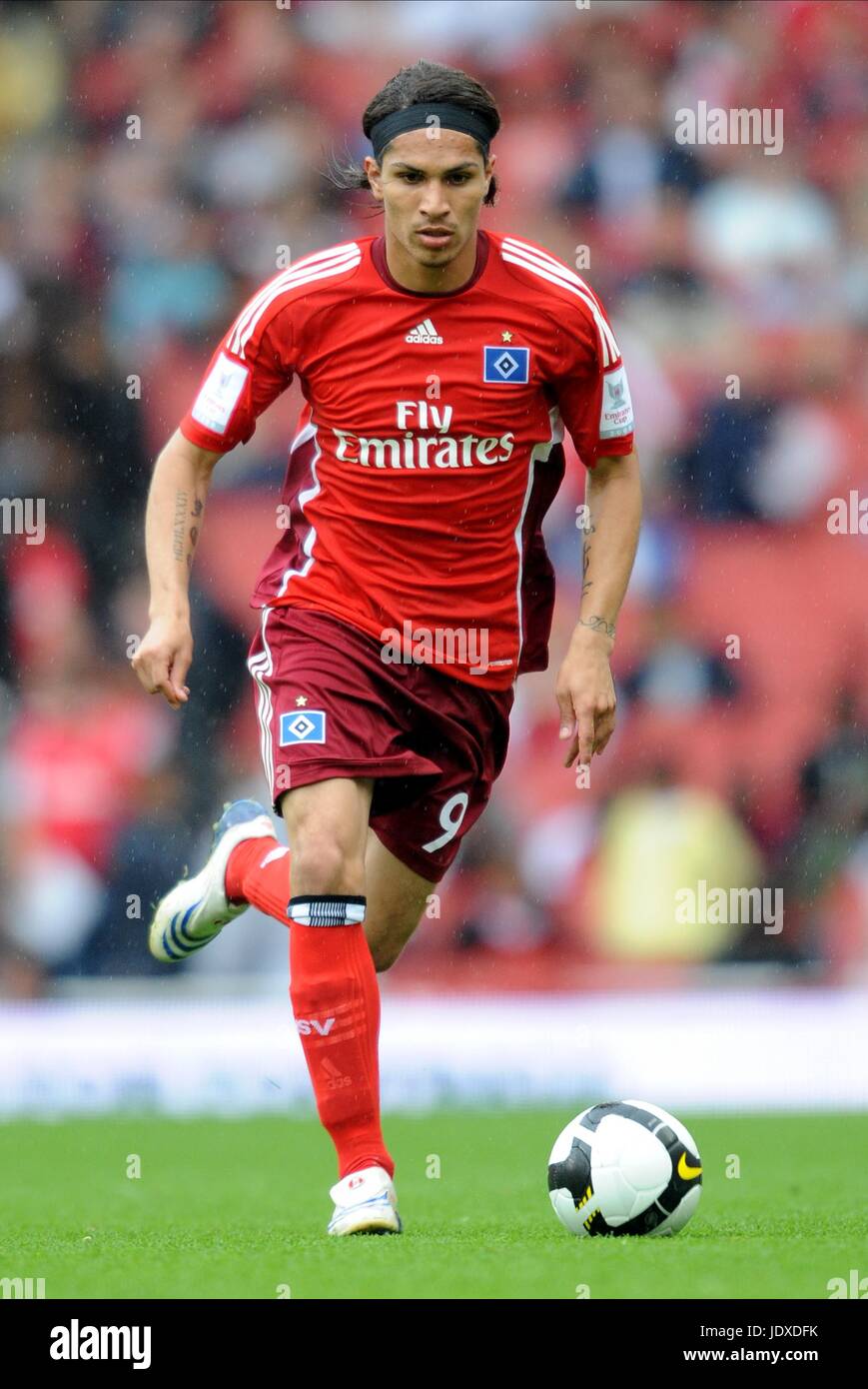 NIGEL DE JONG HAMBURG SV EMIRATES STADIUM LONDON ENGLAND 03 August 2008