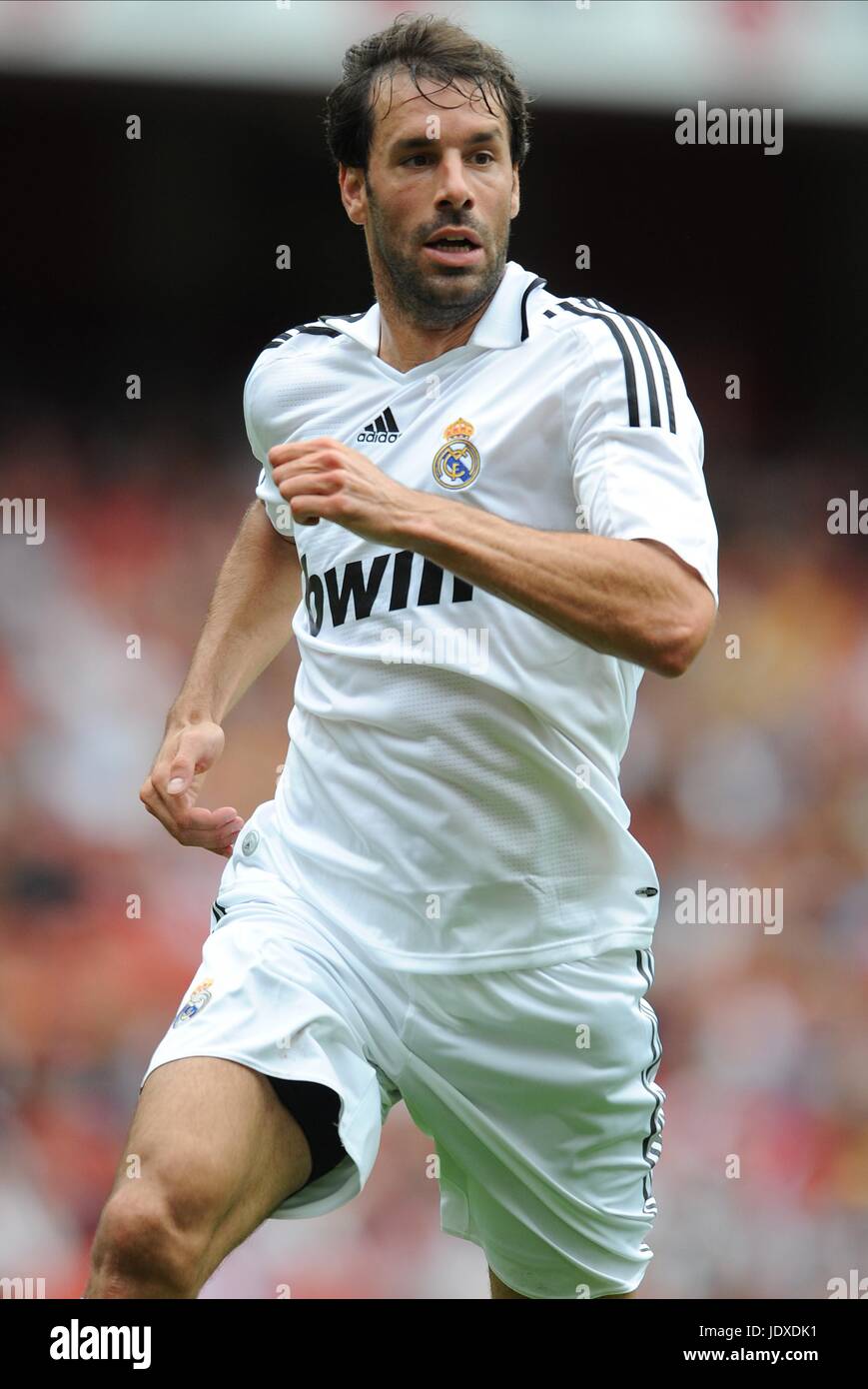 RUUD VAN NISTELROOY REAL MADRID EMIRATES STADIUM LONDON ENGLAND 02 August  2008 Stock Photo - Alamy