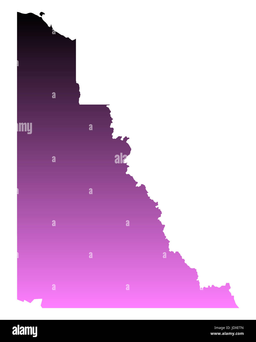 Karte von Yukon Stock Photo Alamy