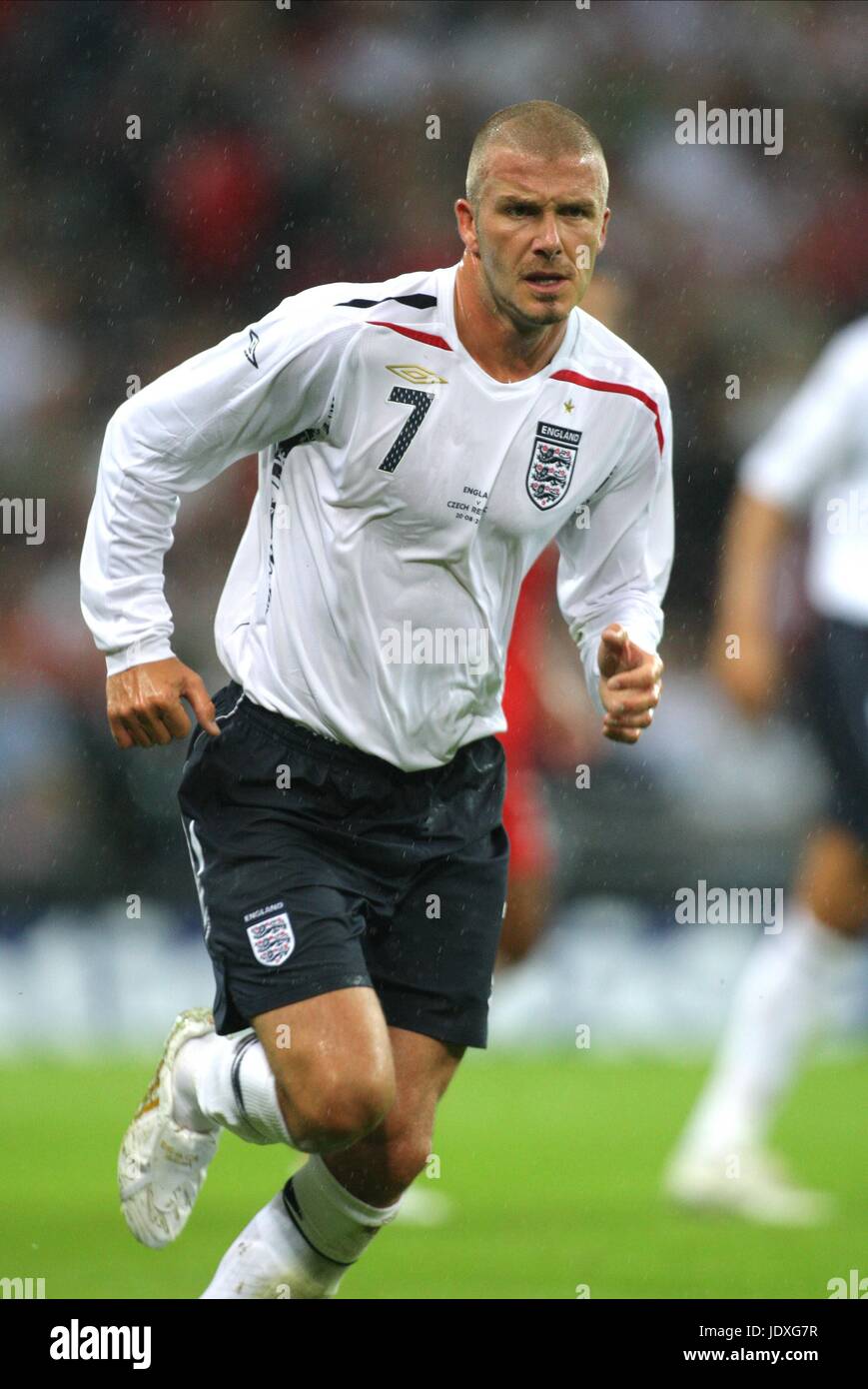 DAVID BECKHAM ENGLAND WEMBLEY STADIUM LONDON ENGLAND 20 August 2008