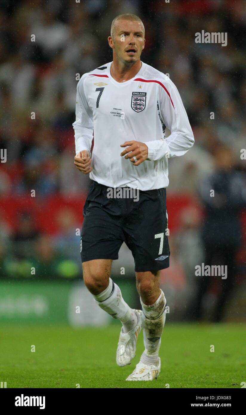 DAVID BECKHAM ENGLAND WEMBLEY STADIUM LONDON ENGLAND 20 August 2008