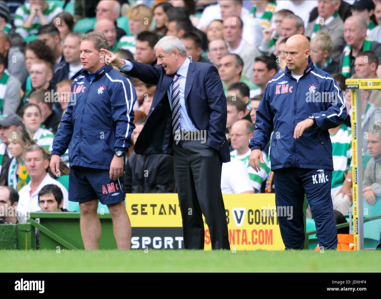 MCCOIST SMITH & MCDOWALL GLASGOW RANGERS COACHING STAFF CELTIC PARK