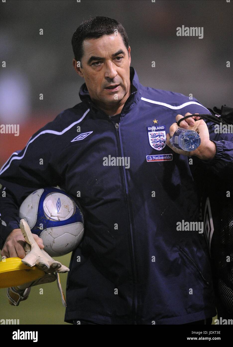 TONY PARKS LAST GAME ENGLAND U16 V SCOTLAND U16 SINCIL BANK LINCOLN  ENGLAND 28 November 2008 Stock Photo