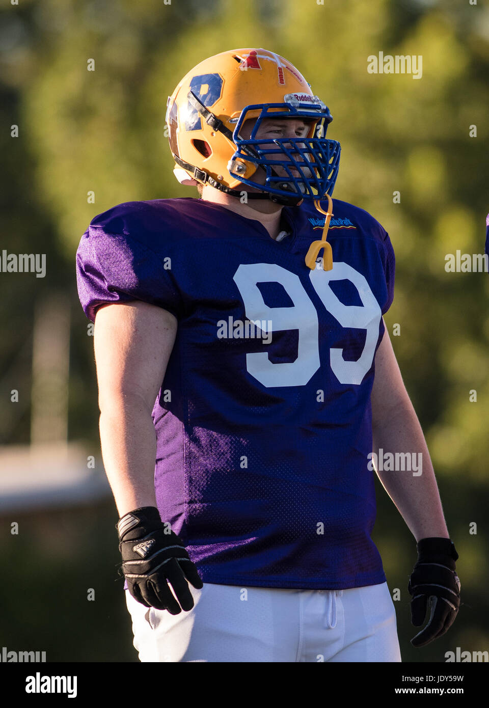 NORCAL Lions Club Football All Stars game in Oroville, California. Stock Photo