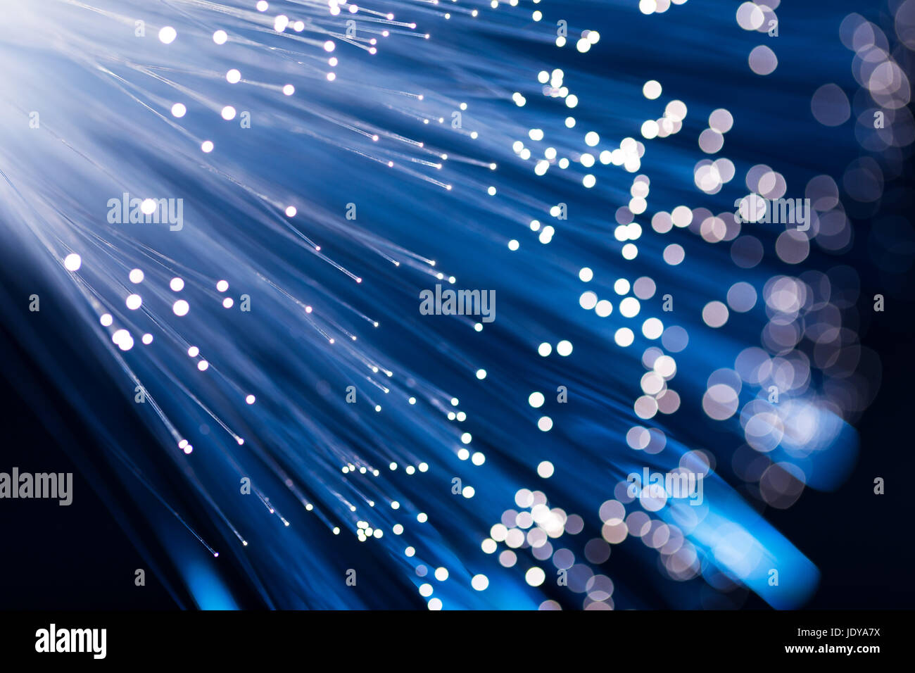 Fibre optic light Stock Photo - Alamy