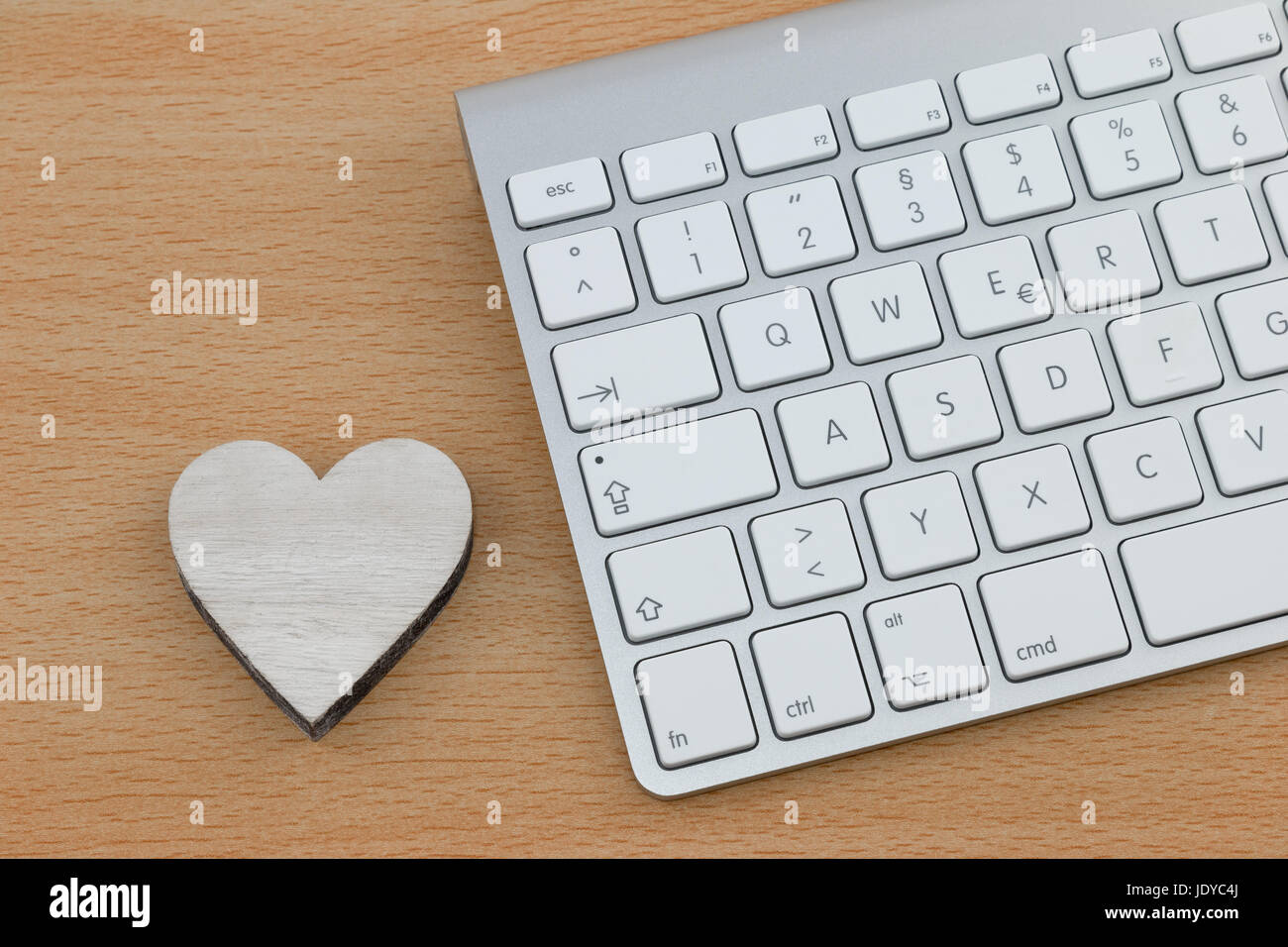 Tastatur herz weiß symbol Herz Zeichen