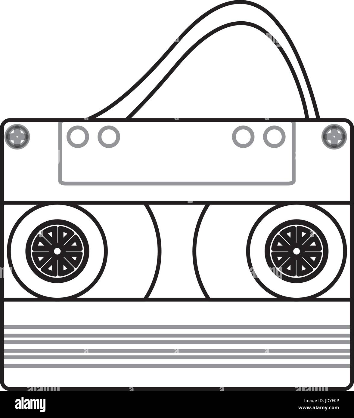 Old music casette icon vector illustration graphic design Stock Vector ...