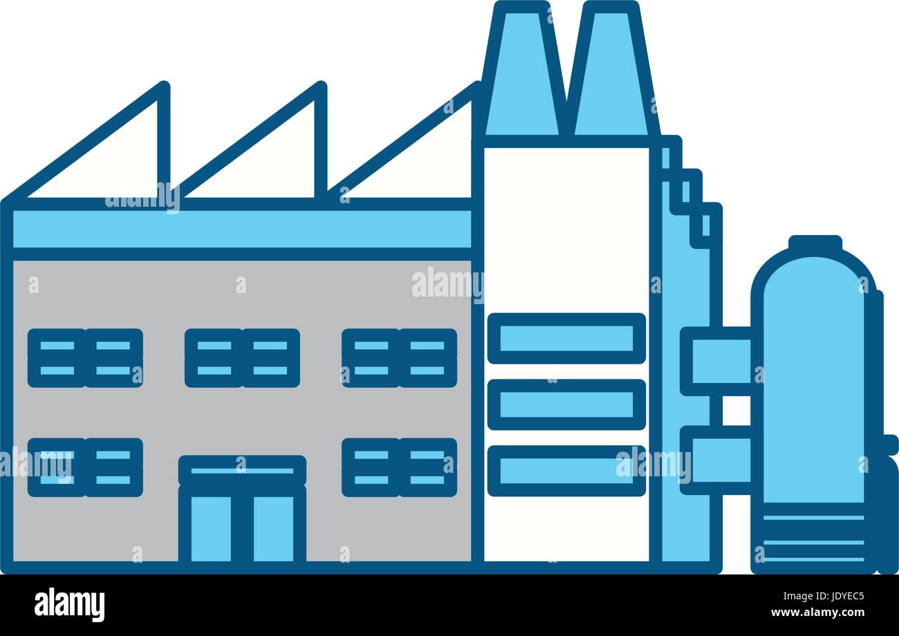 Refinery plant silhouette icon vector illustration graphic design Stock ...