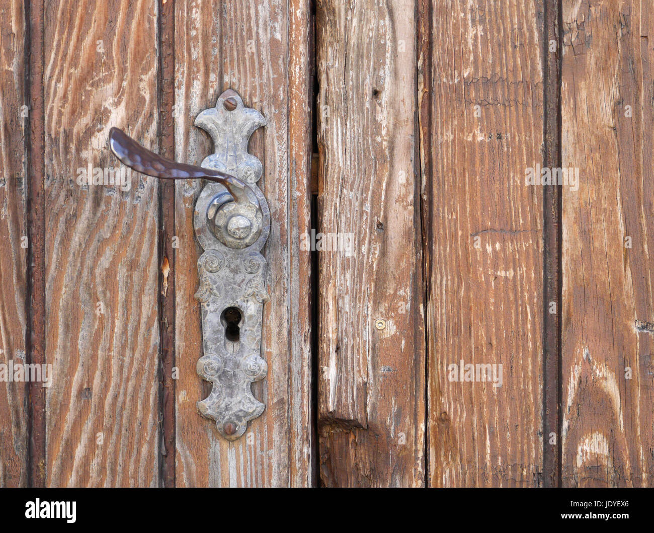 door in markelsheim in taubertal Stock Photo