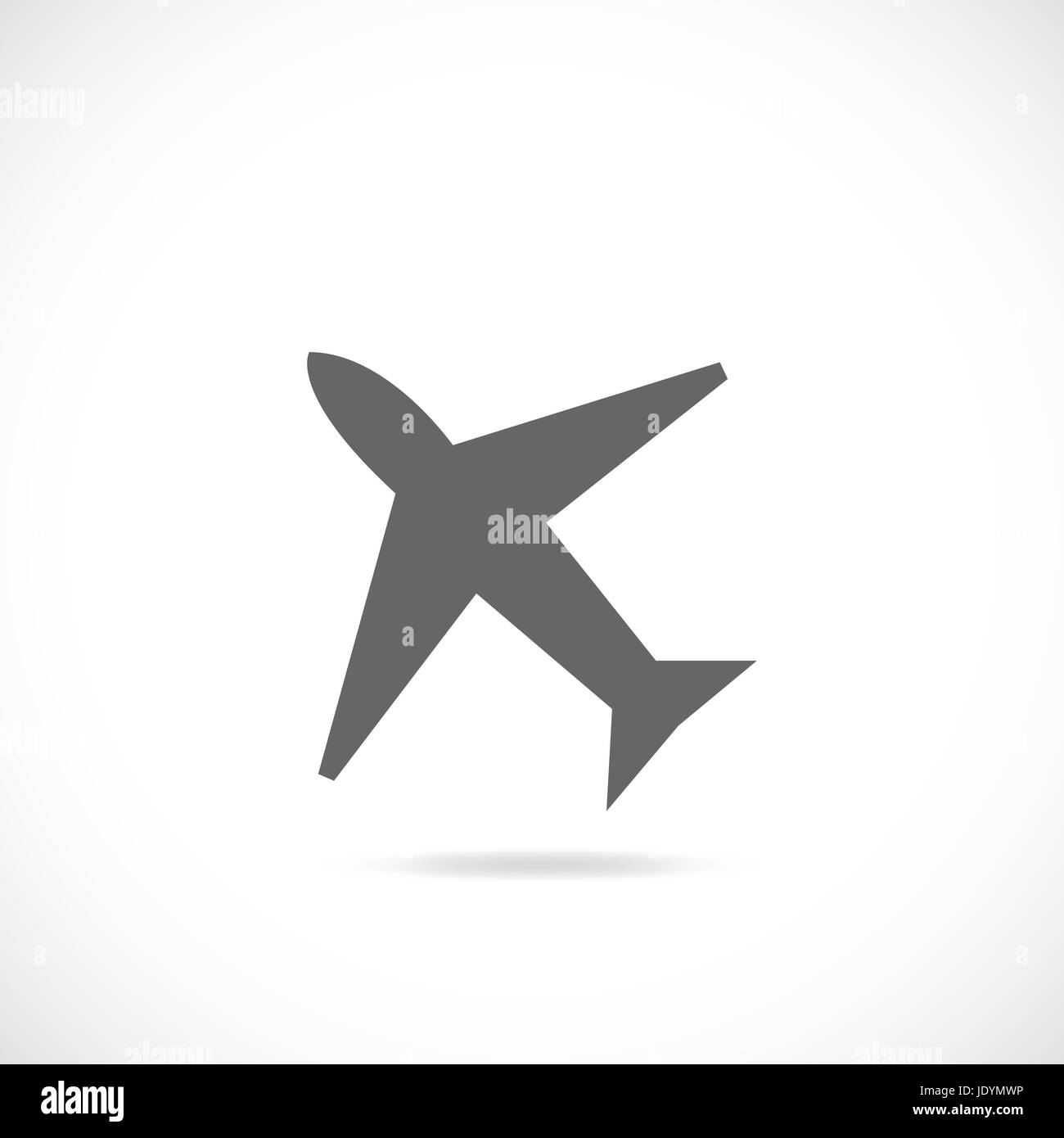 Illustration of an airplane silhouette isolated on a white background ...