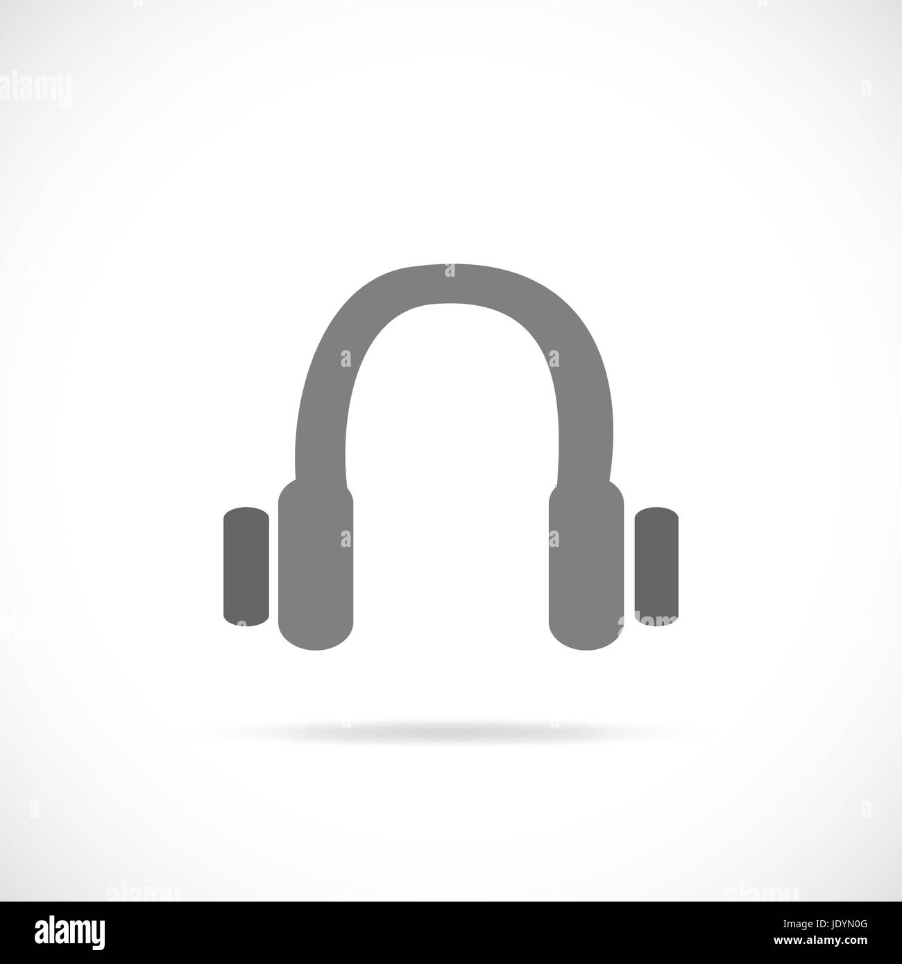 Headset silhouette icon hi-res stock photography and images - Alamy