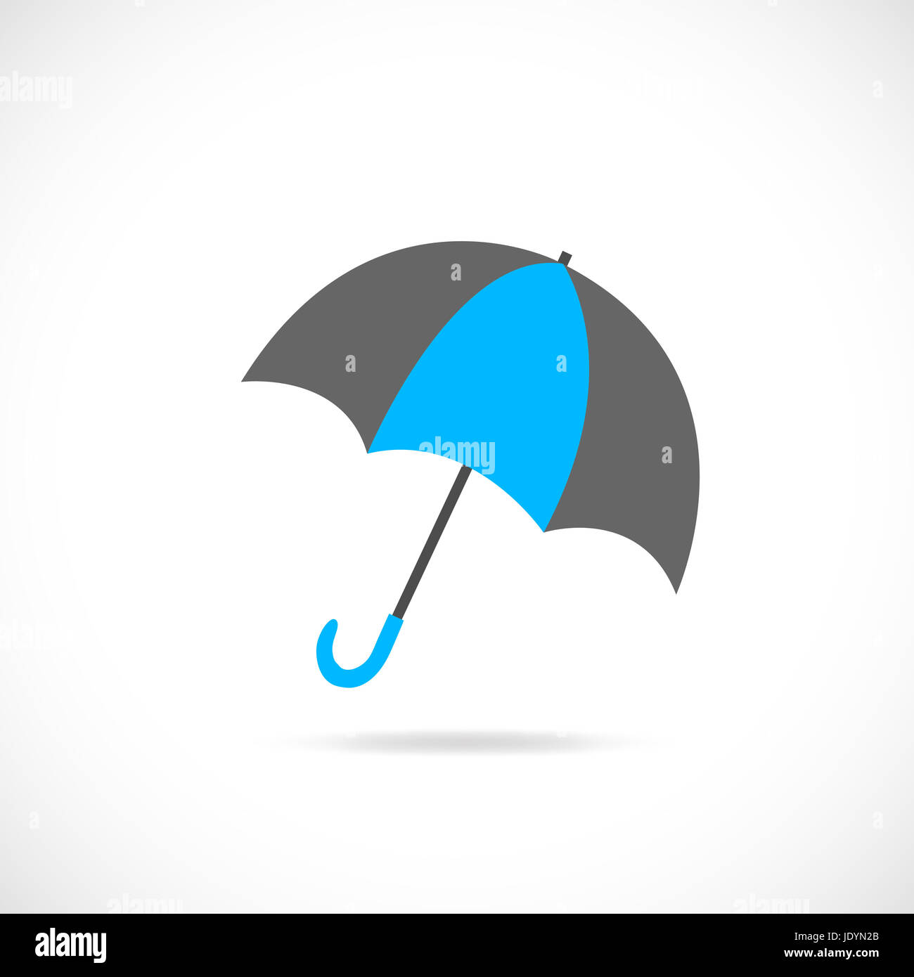 Illustration of an umbrella isolated on a white background Stock Photo ...