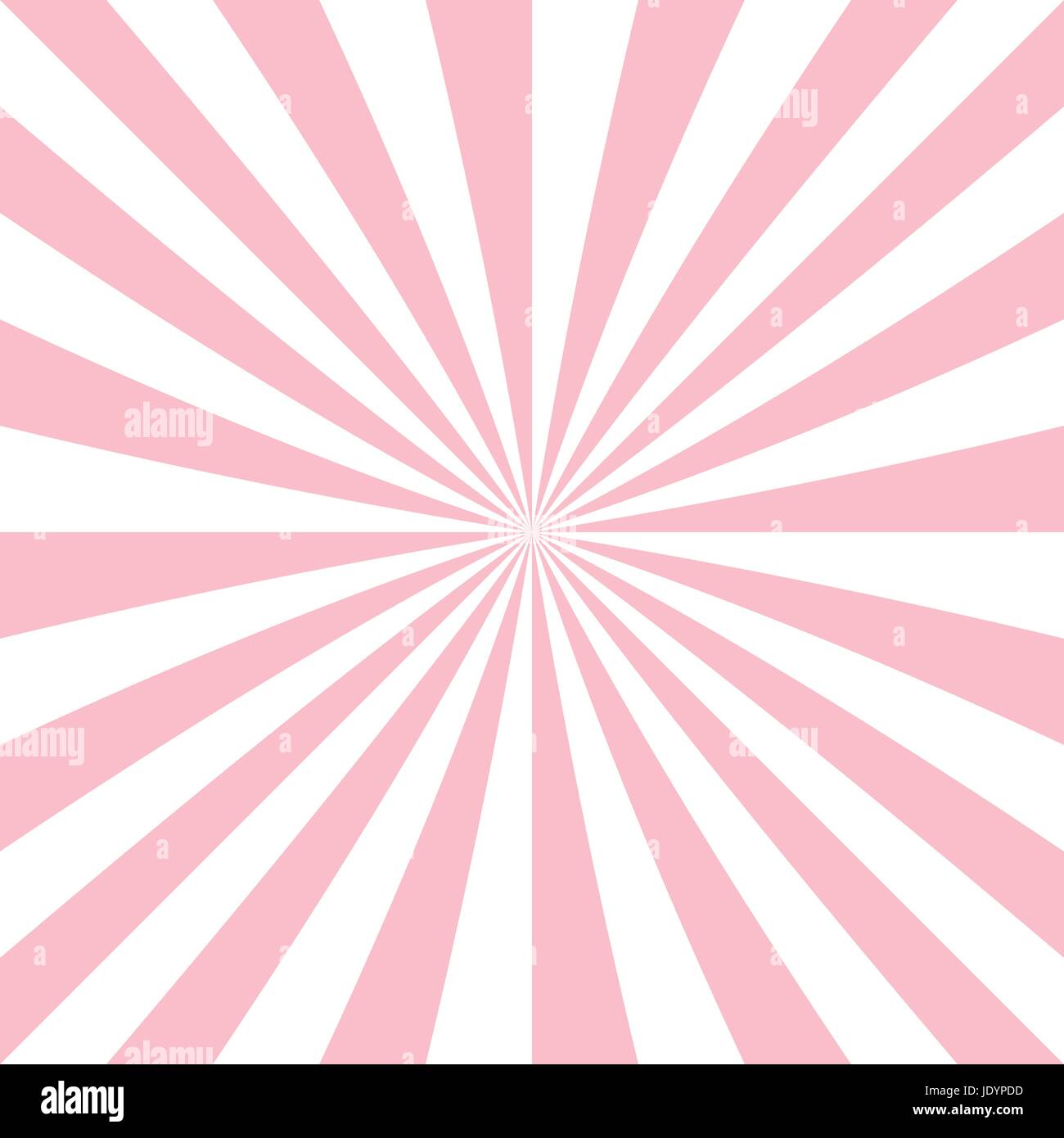 Abstract starburst background from radial stripes Stock Vector