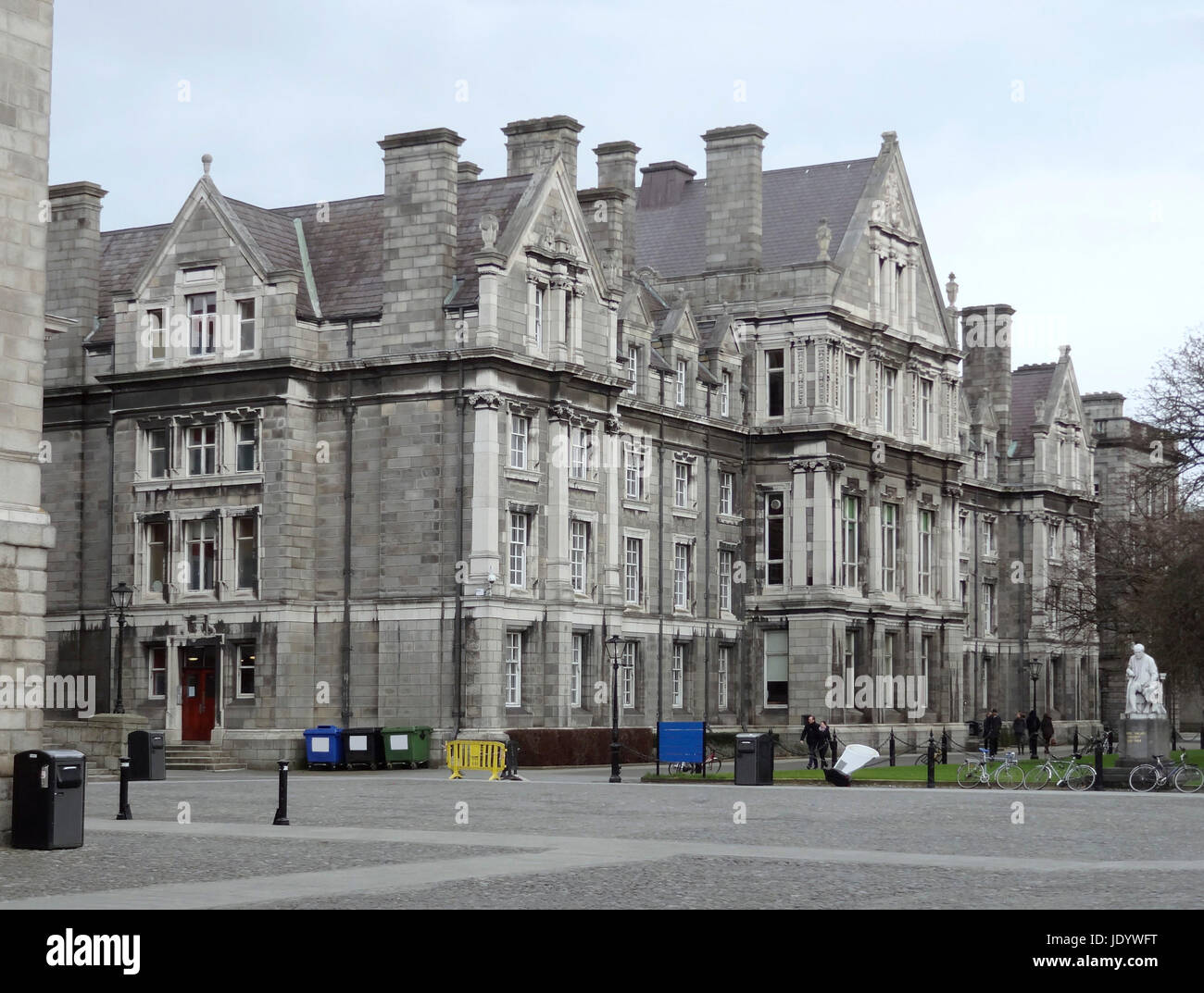 historic buildings in Dublin, the capital city of Ireland Stock Photo