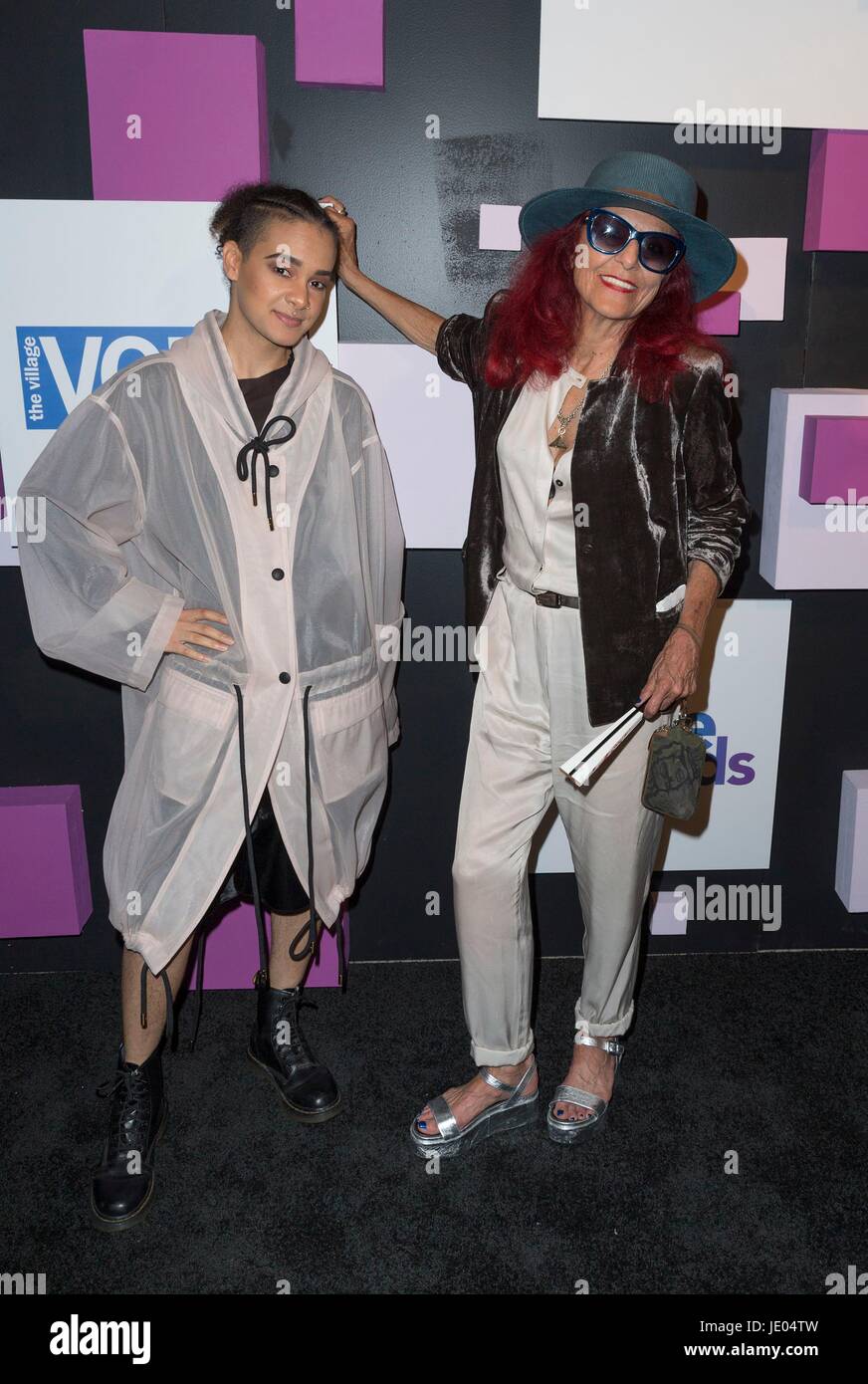 New York, NY, USA. 21st June, 2017. Tyler Ford, Patricia Field at arrivals for The Village Voice Pride Awards, Capitale, New York, NY June 21, 2017. Credit: Lev Radin/Everett Collection/Alamy Live News Stock Photo