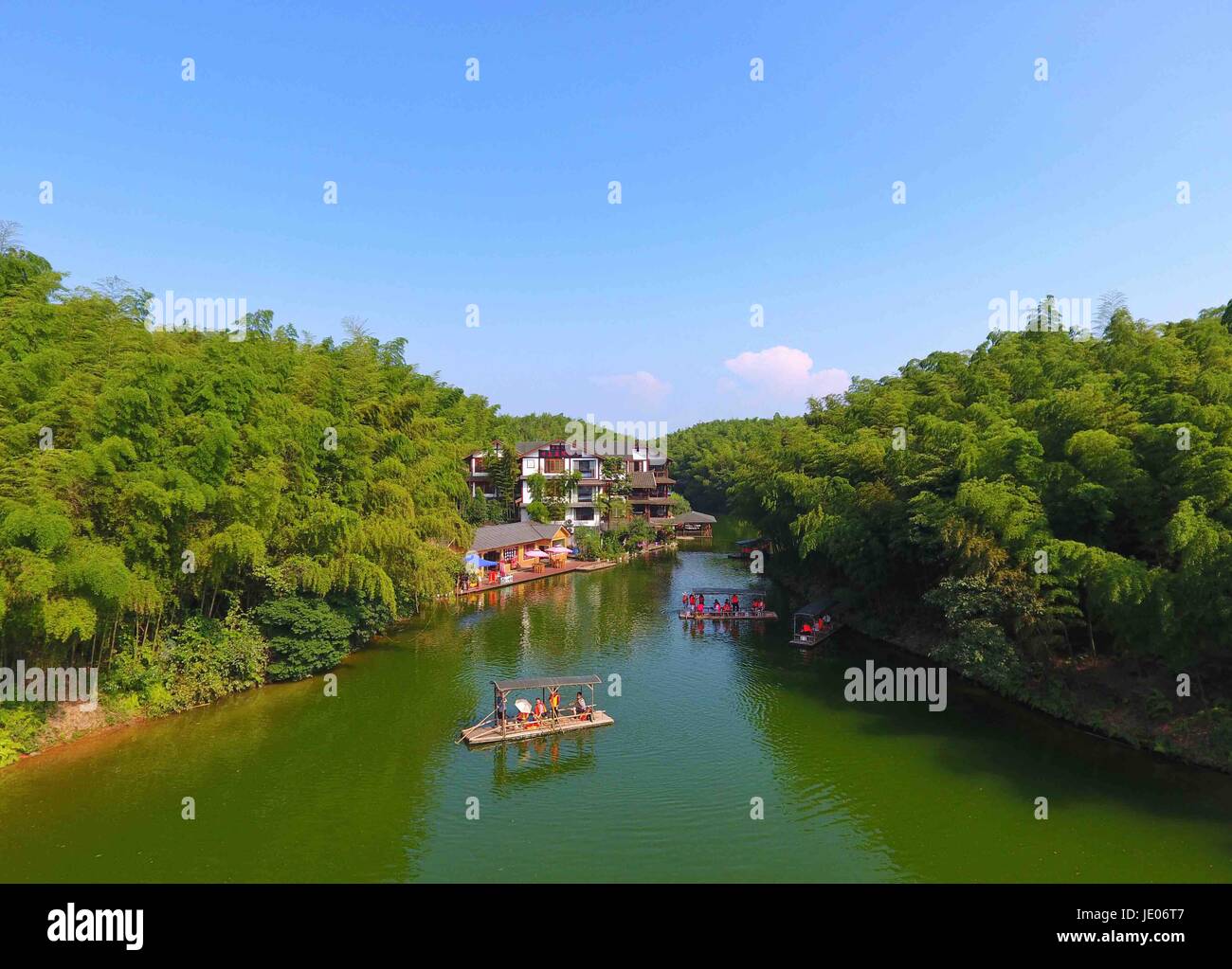 Yibin China s Sichuan Province 21st June 2017 Tourists Take Rafts yibin-china-s-sichuan-province-21st-june-2017-tourists-take-rafts