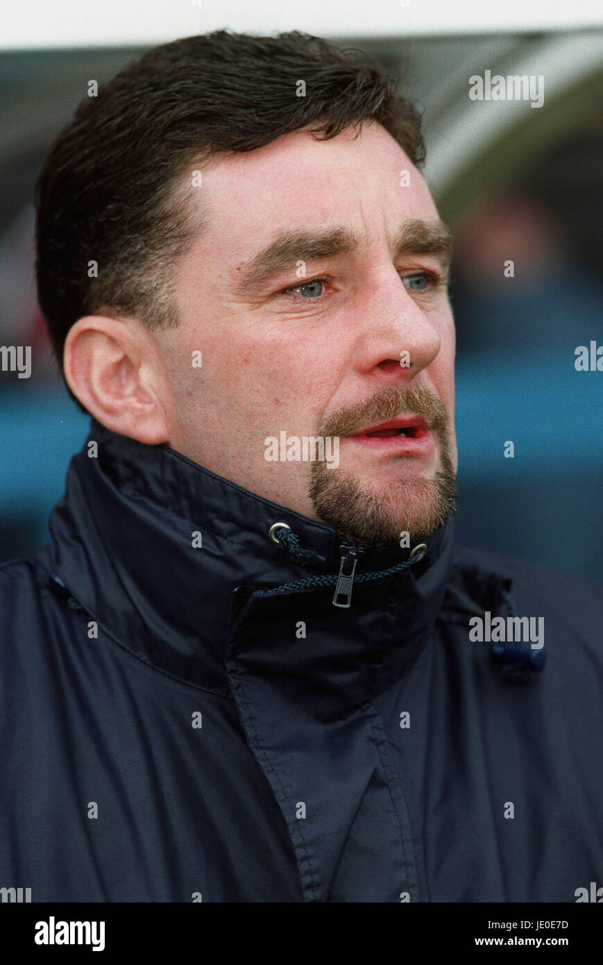 JOHN ALDRIDGE TRANMERE ROVERS MANAGER 20 February 2000 Stock Photo Alamy