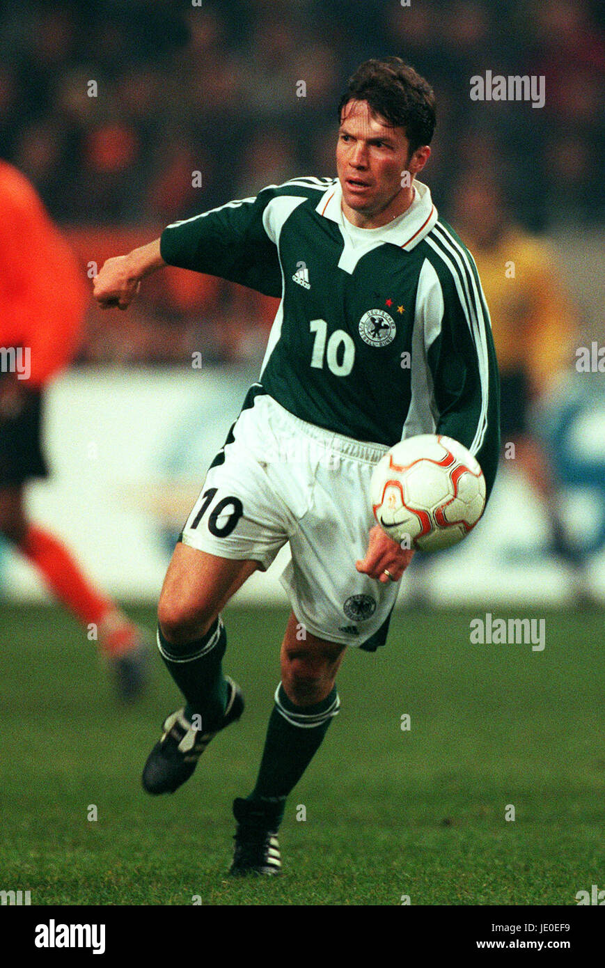 LOTHAR MATTHAUS GERMANY & BAYERN MUNCHEN FC 23 February 2000 Stock Photo