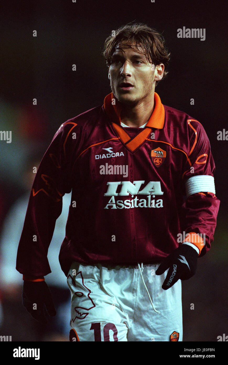 FRANCESCO TOTTI AS ROMA 09 March 2000 Stock Photo - Alamy