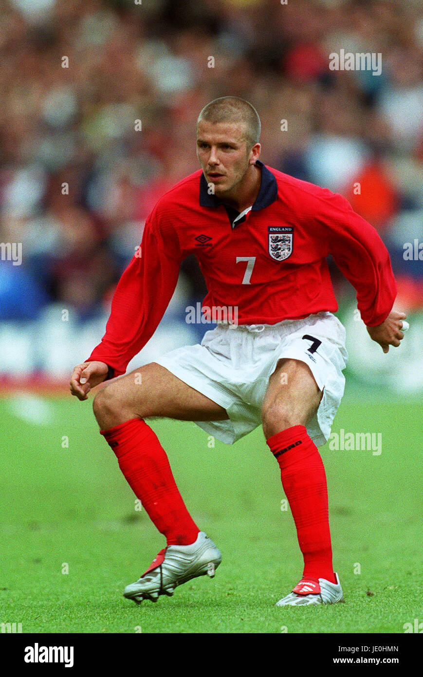 DAVID BECKHAM ENGLAND & MANCHESTER UNITED FC 27 May 2000 Stock Photo - Alamy