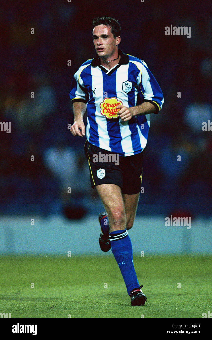 GERALD SIBON SHEFFIELD WEDNESDAY FC HILLSBROUGH SHEFFIELD 03 August 2000 Stock Photo