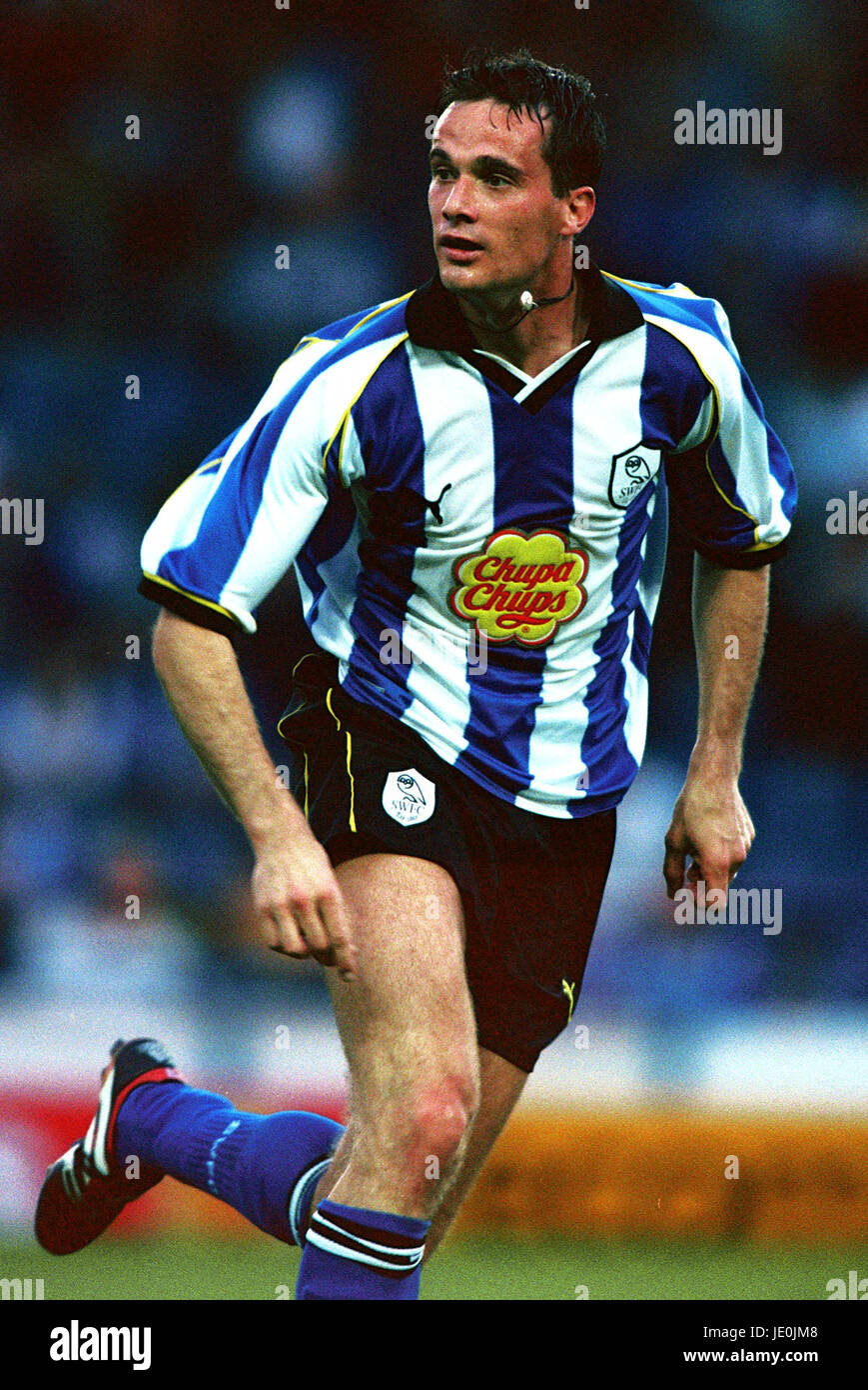 GERALD SIBON SHEFFIELD WEDNESDAY FC HILLSBROUGH SHEFFIELD 03 August 2000 Stock Photo