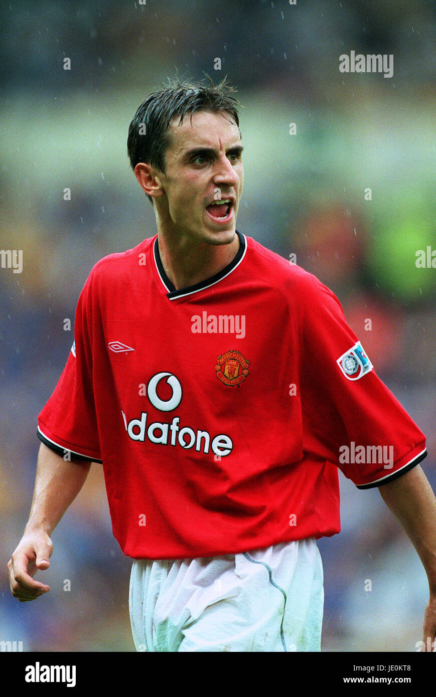 Gary neville manchester united football hi-res stock photography