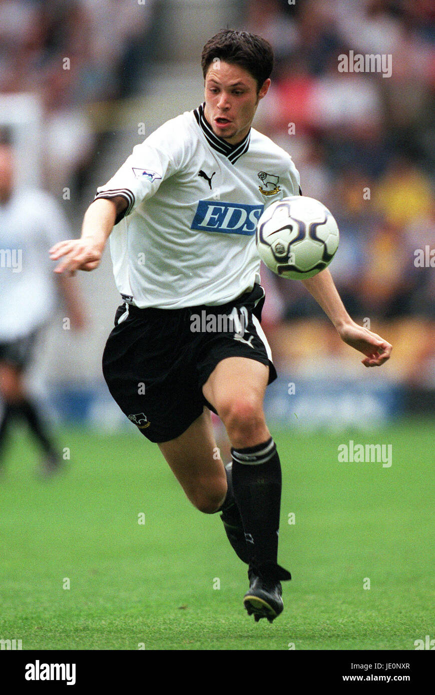 MALCOLM CHRISTIE DERBY COUNTY FC DERBY 10 September 2000 Stock Photo