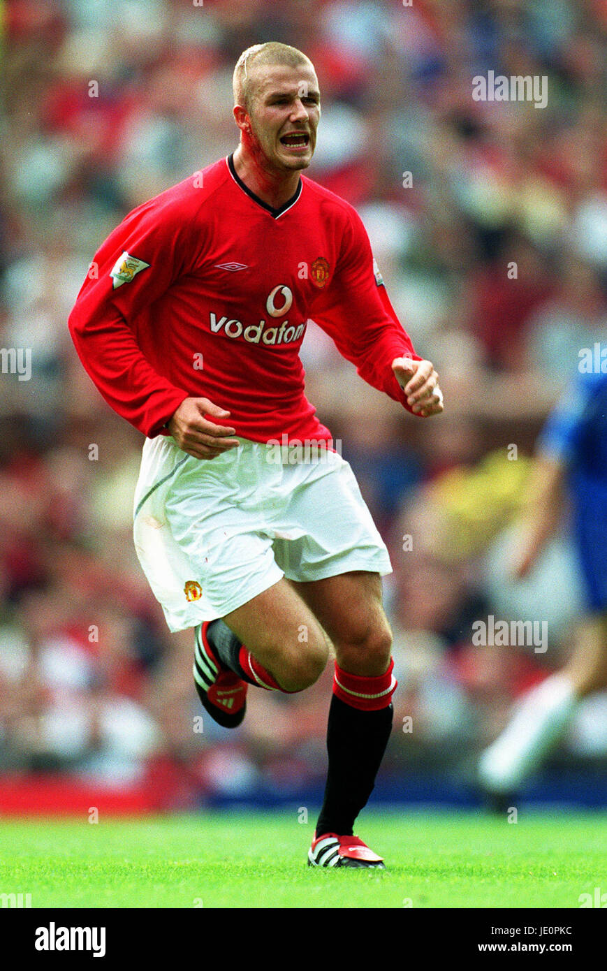 Carte Collector David Beckham - Stadion World Stars 2000 #44 - État Quasi Neuf