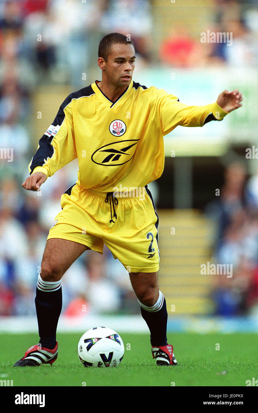 JOHN O'KANE BOLTON WANDERERS FC BLACKBURN EWOOD PARK 23 September 2000 ...