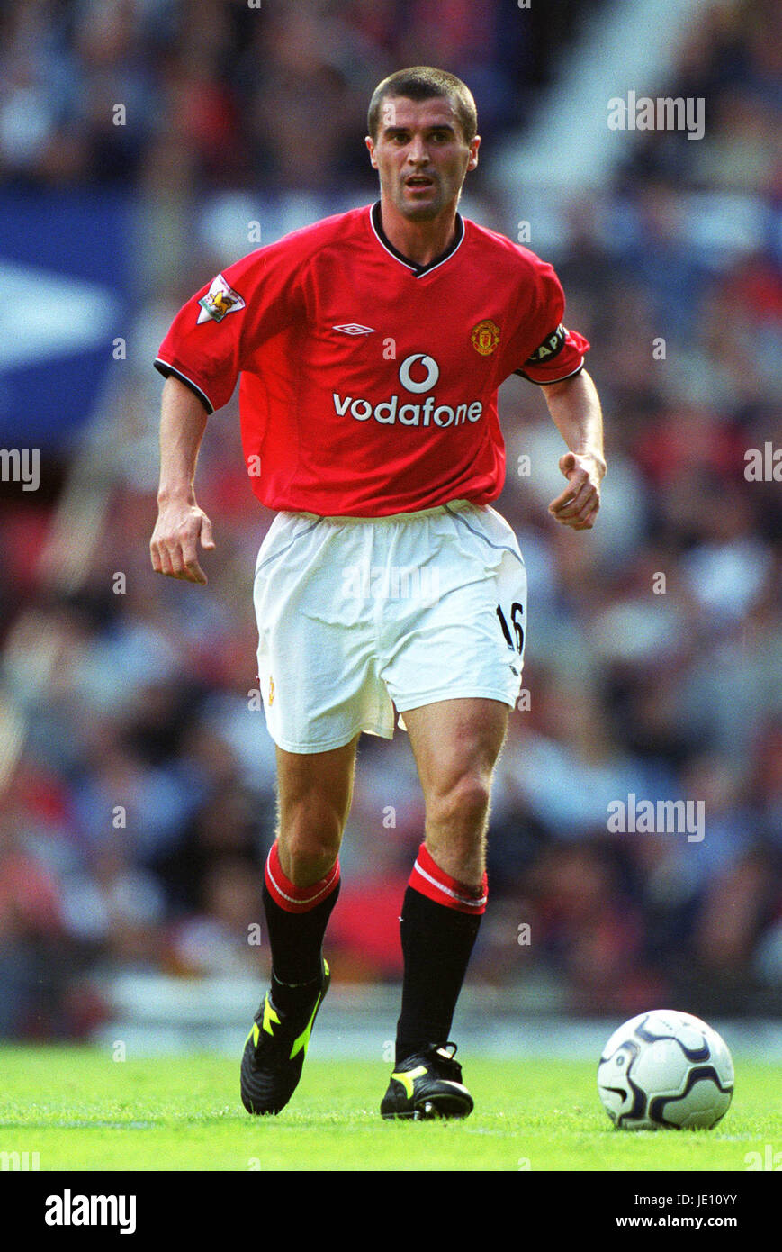 Ancienne Photo Presse FA Cup : Roy Keane (MU) Vs Phil Babb (Liverpool), Années 90