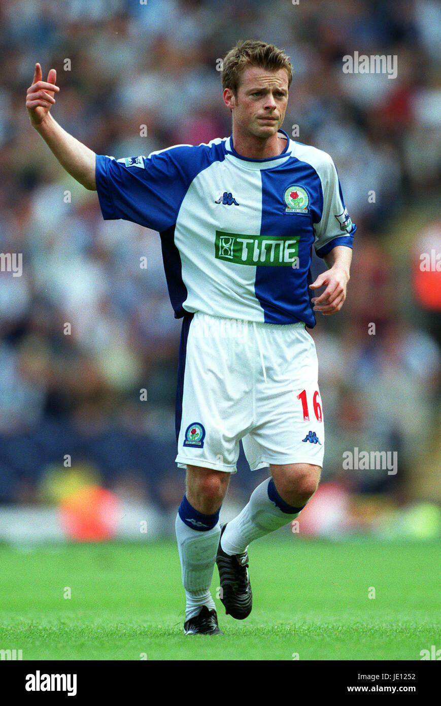 ALAN MAHON BLACKBURN ROVERS 25 August 2001 Stock Photo