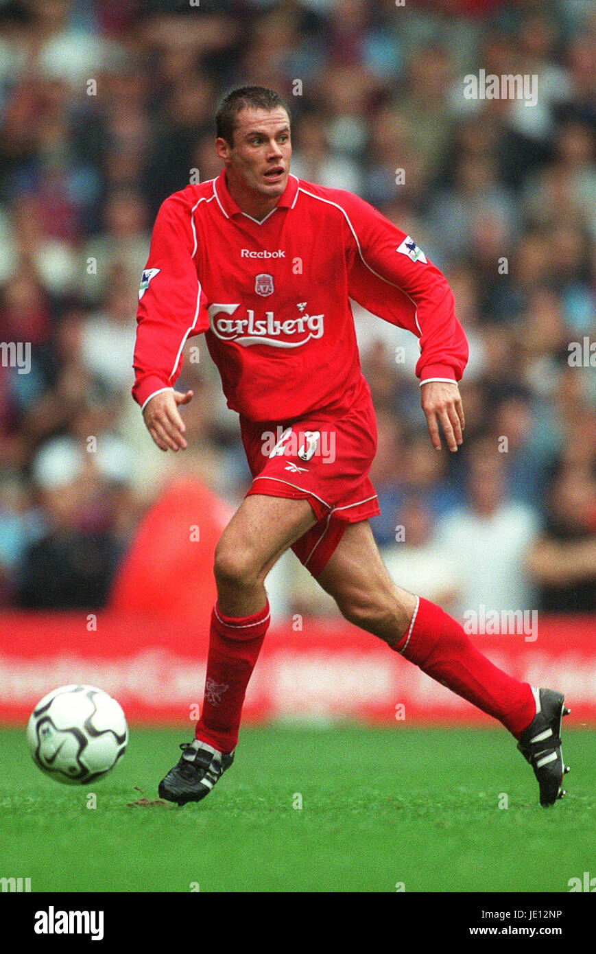 JAMIE CARRAGHER LIVERPOOL FC ANFIELD LIVERPOOL ENGLAND 18 August 2001 Stock  Photo - Alamy