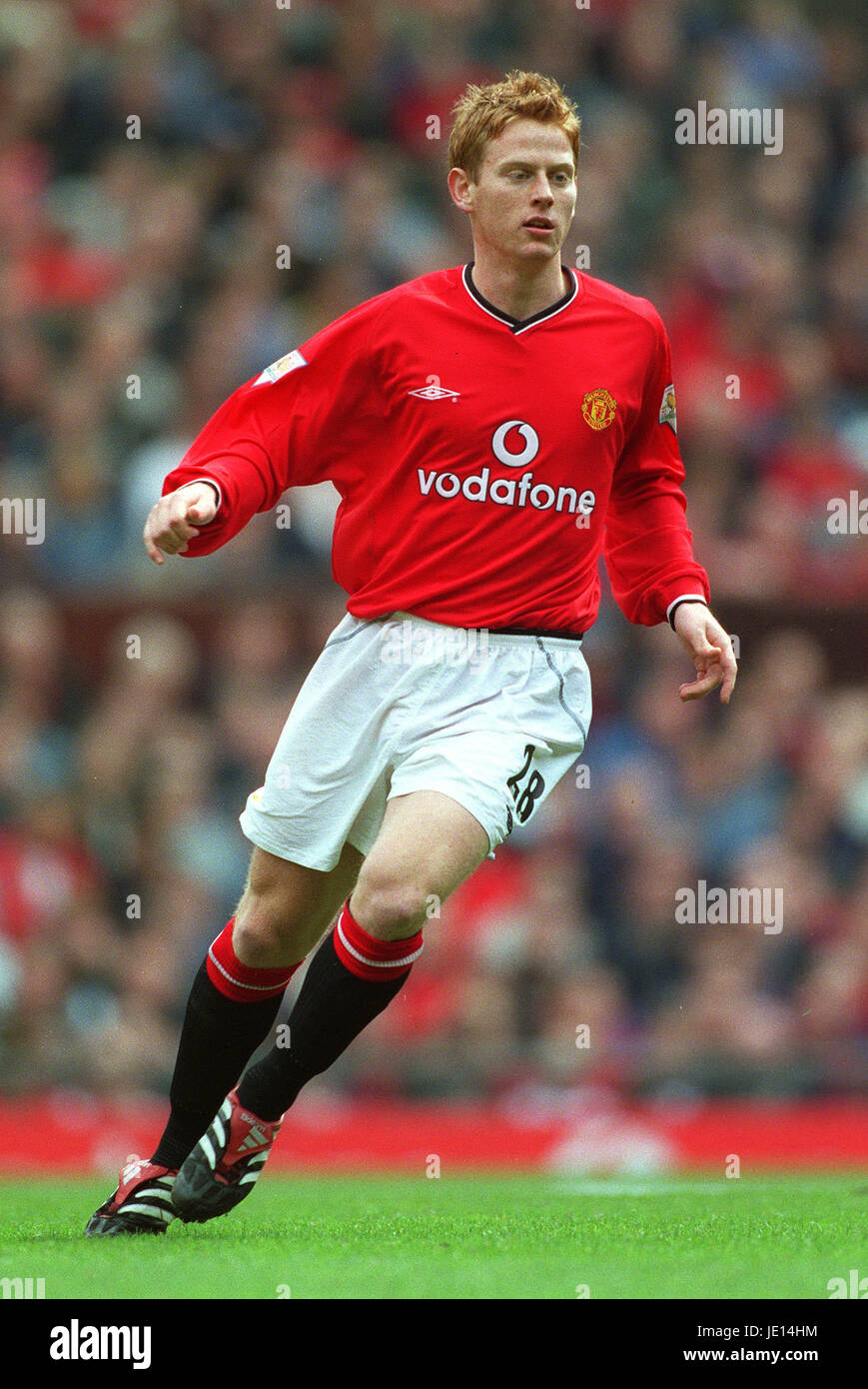 MICHAEL STEWART MANCHESTER UNITED FC OLD TRAFFORD MANCHESTER ENGLAND 05 May 2001 Stock Photo