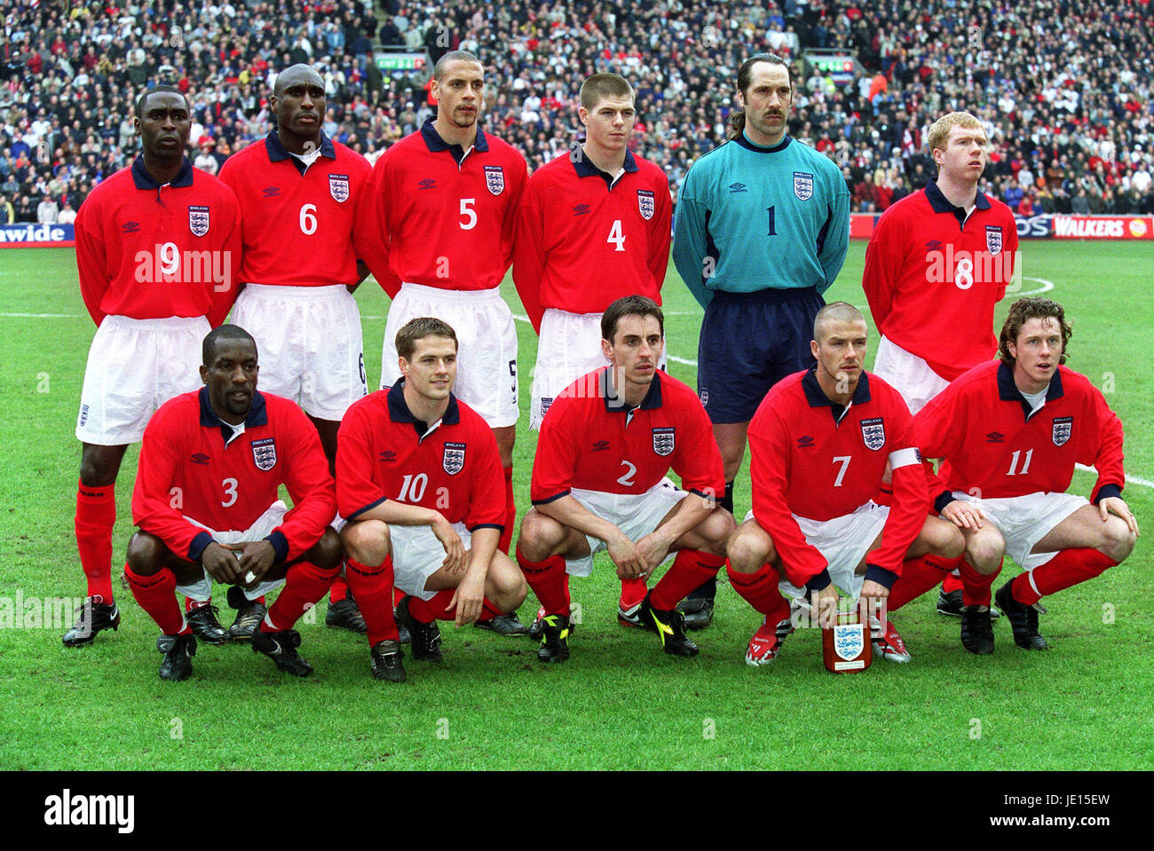 Football england 2001 hi-res stock photography and images